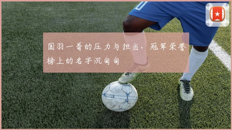 国羽一哥的压力与担当，冠军荣誉榜上的名字沉甸甸